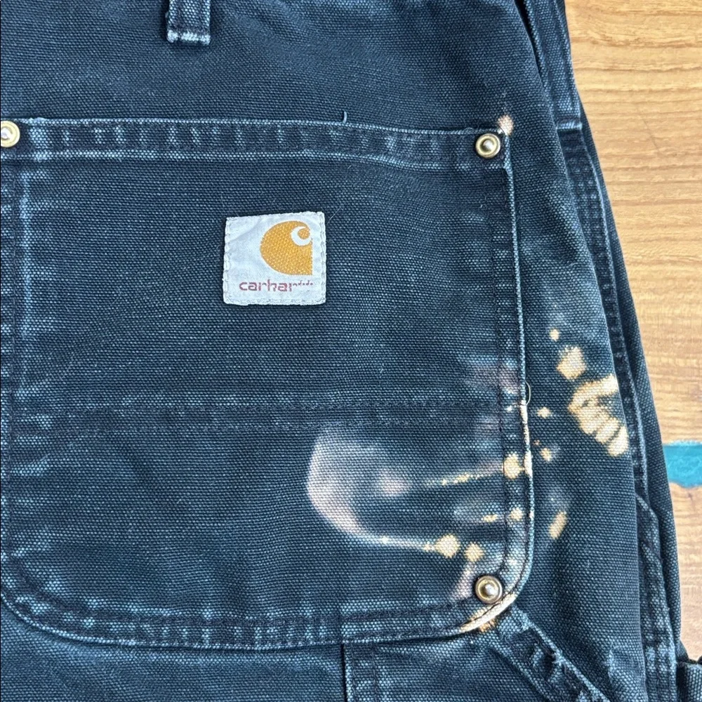 Vintage Carhartt Made in USA Double Knee Duck Canvas Work Pants